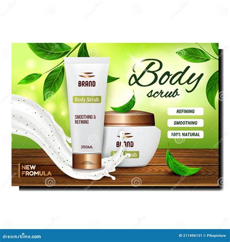 Download Body Scrub Creative Promotional Poster Vector